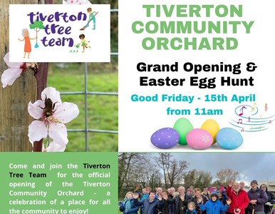 Tiverton Community Orchard Good Friday Grand Opening image