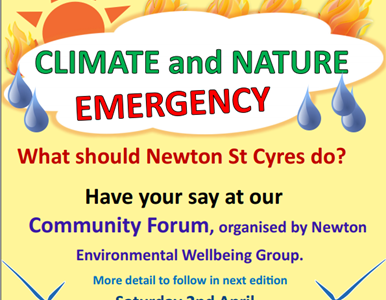 02 April 2022 What Should Newton St Cyres Do? image