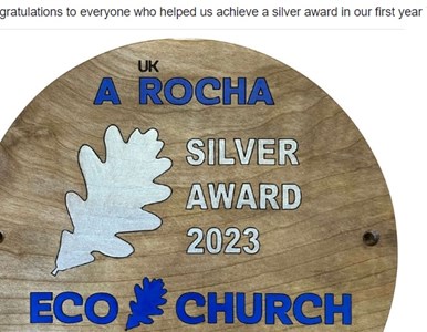 Silver Eco Church Award for St Andrews image