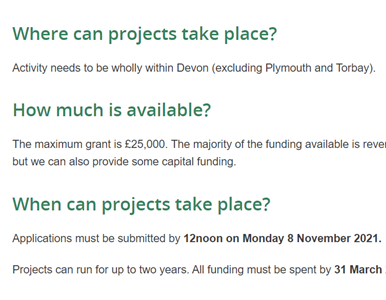 Community Energy Fund DEADLINE 8th November image